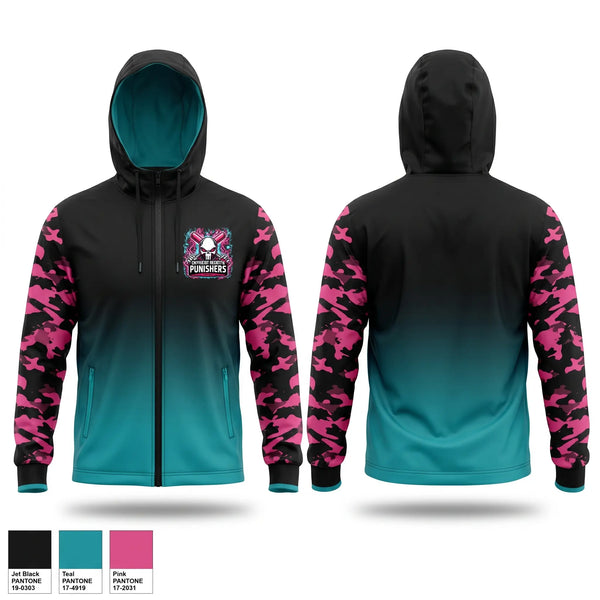 Windbreaker, Chicago Heights Punishers, Softball, Teamtime, Team time, sublimation, custom sports apparel, team uniforms, spirit wear, spiritwear, sports uniforms, custom shirts, team store, custom team store, fundraiser sports, apparel fundraiser