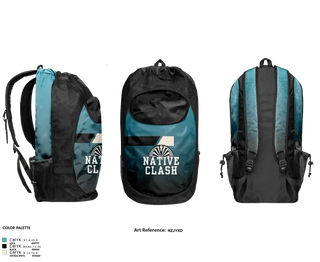 Gear Bag, Native Clash, Men's Basketball, Teamtime, Team time, sublimation, custom sports apparel, team uniforms, spirit wear, spiritwear, sports uniforms, custom shirts, team store, custom team store, fundraiser sports, apparel fundraiser