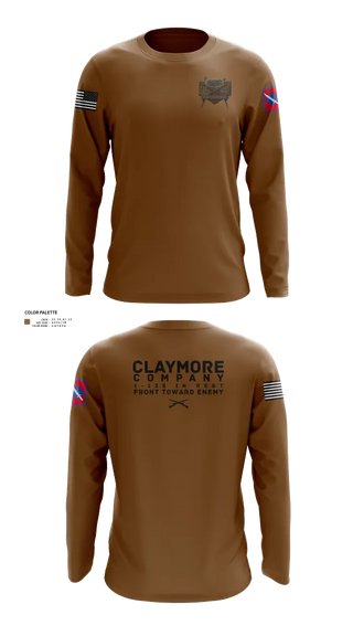 Long Sleeve Performance Shirt, C CO 1-138 IN REGT, , Teamtime, Team time, sublimation, custom sports apparel, team uniforms, spirit wear, spiritwear, sports uniforms, custom shirts, team store, custom team store, fundraiser sports, apparel fundraiser