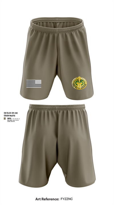 2ND BN 354 REGT 8230851 Athletic Shorts With Pockets - 100