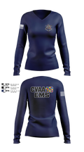 Coudersport Ems Women's Long Sleeve V-neck Shirt - 10