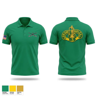 Short Sleeve Performance Polo, 3d Cavalry Regiment, Army, Teamtime, Team time, sublimation, custom sports apparel, team uniforms, spirit wear, spiritwear, sports uniforms, custom shirts, team store, custom team store, fundraiser sports, apparel fundraiser