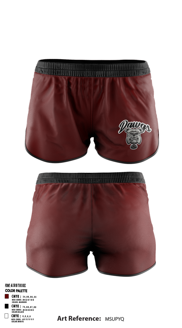 Womens Soccer Shorts, Sobrato HS Bulldogs, , Teamtime, Team time, sublimation, custom sports apparel, team uniforms, spirit wear, spiritwear, sports uniforms, custom shirts, team store, custom team store, fundraiser sports, apparel fundraiser