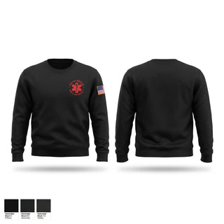 Crew Neck Sweatshirt, Colfax Rescue, EMS/EMT, Teamtime, Team time, sublimation, custom sports apparel, team uniforms, spirit wear, spiritwear, sports uniforms, custom shirts, team store, custom team store, fundraiser sports, apparel fundraiser