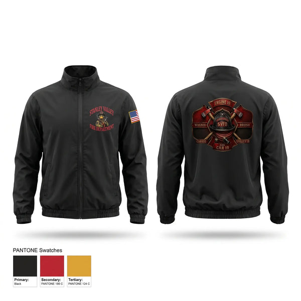 Windbreaker, Jacob, Fire Department, Teamtime, Team time, sublimation, custom sports apparel, team uniforms, spirit wear, spiritwear, sports uniforms, custom shirts, team store, custom team store, fundraiser sports, apparel fundraiser