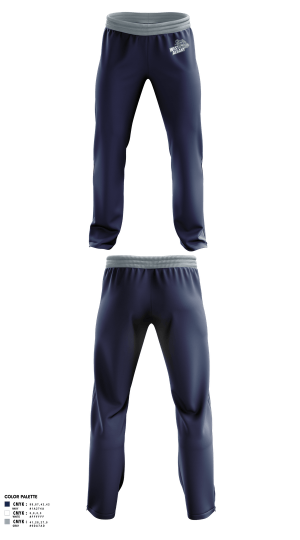 Sweatpants, West Albany Bulldogs, Men's Lacrosse, Teamtime, Team time, sublimation, custom sports apparel, team uniforms, spirit wear, spiritwear, sports uniforms, custom shirts, team store, custom team store, fundraiser sports, apparel fundraiser