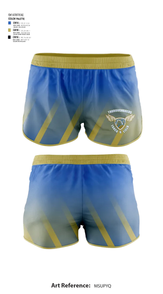 Track Shorts, Thoroughbreds Track Club, Track & Field, Teamtime, Team time, sublimation, custom sports apparel, team uniforms, spirit wear, spiritwear, sports uniforms, custom shirts, team store, custom team store, fundraiser sports, apparel fundraiser