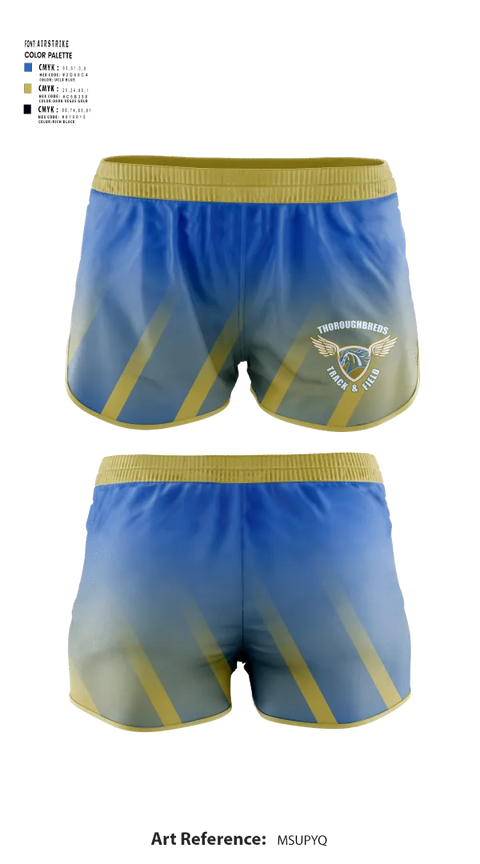 Track Shorts, Thoroughbreds Track Club, Track & Field, Teamtime, Team time, sublimation, custom sports apparel, team uniforms, spirit wear, spiritwear, sports uniforms, custom shirts, team store, custom team store, fundraiser sports, apparel fundraiser