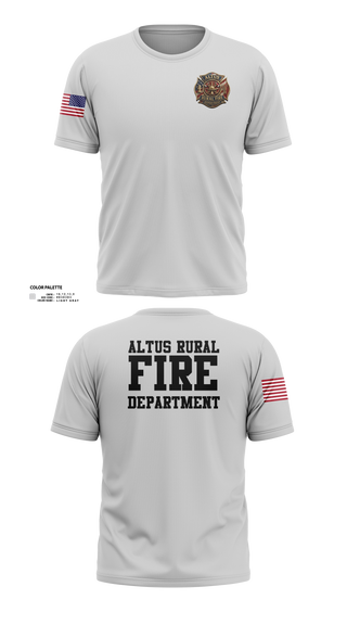 Short Sleeve Performance Shirt, Altus Rural Fire Department, Fire Department, Teamtime, Team time, sublimation, custom sports apparel, team uniforms, spirit wear, spiritwear, sports uniforms, custom shirts, team store, custom team store, fundraiser sports, apparel fundraiser