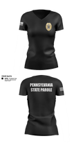 Pennsylvania State Parole 63743209 Women's Short Sleeve V-neck Shirt - 21