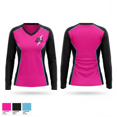 Dub-V Energy 96255889 Women's Long Sleeve V-neck Shirt - 1
