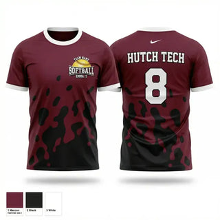 Soft Poly Tee Cotton Like Feel, Hutch Tech Softball, Softball, Teamtime, Team time, sublimation, custom sports apparel, team uniforms, spirit wear, spiritwear, sports uniforms, custom shirts, team store, custom team store, fundraiser sports, apparel fundraiser