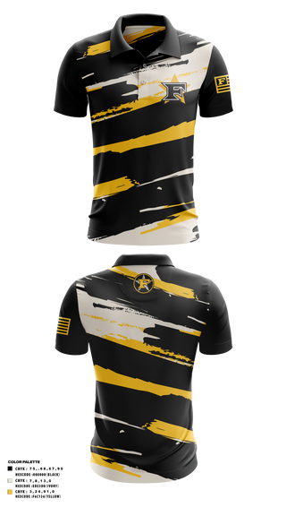 Short Sleeve Performance Polo, Five Star Mafia, Baseball, Teamtime, Team time, sublimation, custom sports apparel, team uniforms, spirit wear, spiritwear, sports uniforms, custom shirts, team store, custom team store, fundraiser sports, apparel fundraiser