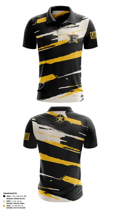 Five Star Mafia Short Sleeve Performance Polo - 11