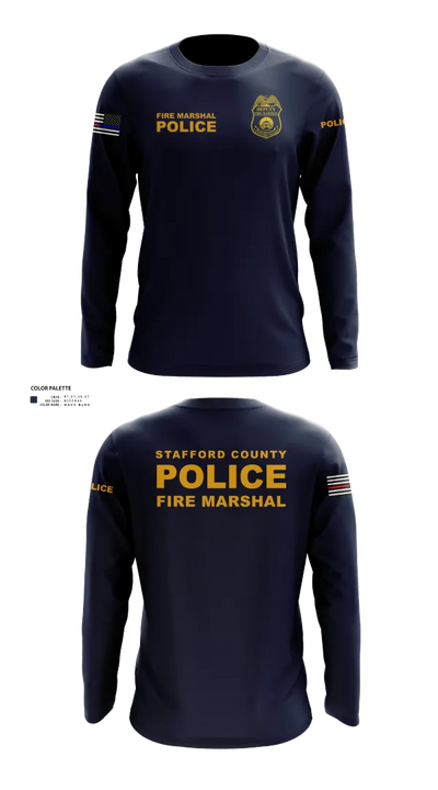 Stafford County Fire Marshal's Office 23358939 Long Sleeve Performance Shirt 100