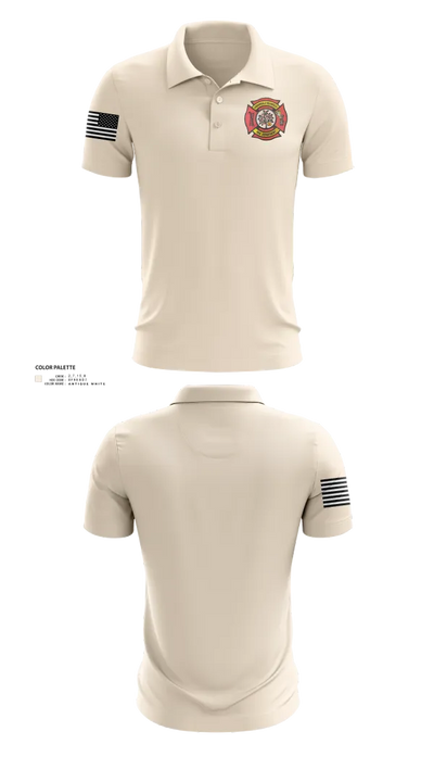 Cherrydale Volunteer Fire Department 44534080 Short Sleeve Performance Polo - 21