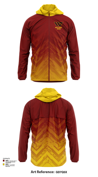West Covina Soccer 62983978 Windbreaker - 41