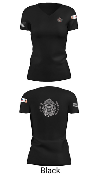 Womens Short Sleeve Vneck Shirt, , Army, Teamtime, Team time, sublimation, custom sports apparel, team uniforms, spirit wear, spiritwear, sports uniforms, custom shirts, team store, custom team store, fundraiser sports, apparel fundraiser