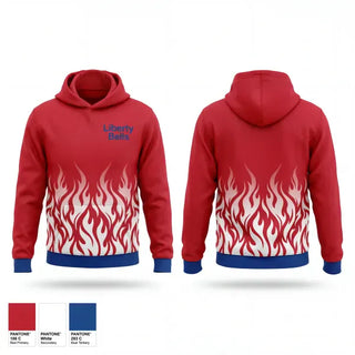 Hoodie, Liberty Bells, Women's Soccer, Teamtime, Team time, sublimation, custom sports apparel, team uniforms, spirit wear, spiritwear, sports uniforms, custom shirts, team store, custom team store, fundraiser sports, apparel fundraiser