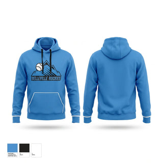 Hoodie, Belleville Rockies, Baseball, Teamtime, Team time, sublimation, custom sports apparel, team uniforms, spirit wear, spiritwear, sports uniforms, custom shirts, team store, custom team store, fundraiser sports, apparel fundraiser