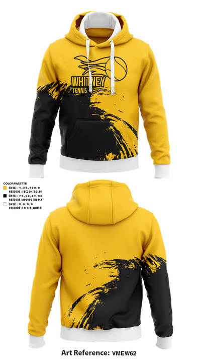 Whitney Boys Tennis 34365674 Hoodie - 1