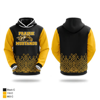 Hoodie, Prairie Mustangs, Men's Basketball, Teamtime, Team time, sublimation, custom sports apparel, team uniforms, spirit wear, spiritwear, sports uniforms, custom shirts, team store, custom team store, fundraiser sports, apparel fundraiser