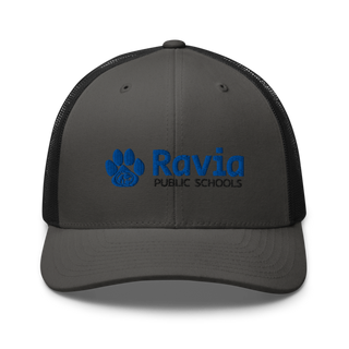 Ravia Middle School Basketball Retro Trucker Hat | Yupoong 6606