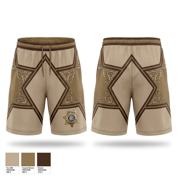 Athletic Shorts With Pockets, Dunn County Sheriff, Police, Teamtime, Team time, sublimation, custom sports apparel, team uniforms, spirit wear, spiritwear, sports uniforms, custom shirts, team store, custom team store, fundraiser sports, apparel fundraiser