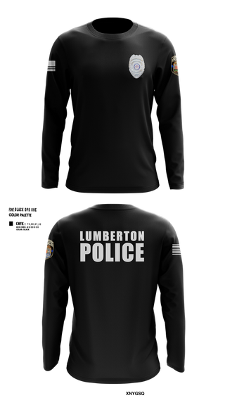 Long Sleeve Performance Shirt, LUMBERTON POLICE, , Teamtime, Team time, sublimation, custom sports apparel, team uniforms, spirit wear, spiritwear, sports uniforms, custom shirts, team store, custom team store, fundraiser sports, apparel fundraiser