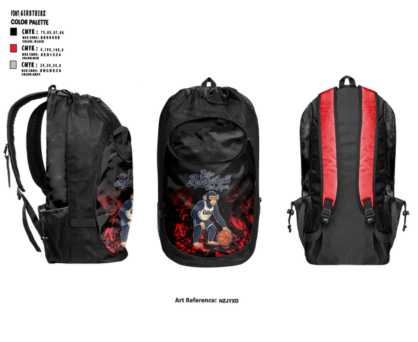 Gear Bag, Retro Basketball Club, Men's Basketball, Teamtime, Team time, sublimation, custom sports apparel, team uniforms, spirit wear, spiritwear, sports uniforms, custom shirts, team store, custom team store, fundraiser sports, apparel fundraiser
