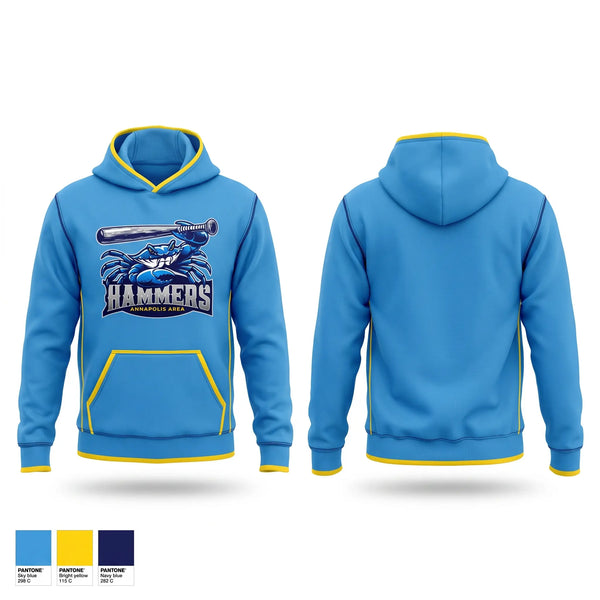 Hoodie, Annapolis Area Hammers, Baseball, Teamtime, Team time, sublimation, custom sports apparel, team uniforms, spirit wear, spiritwear, sports uniforms, custom shirts, team store, custom team store, fundraiser sports, apparel fundraiser