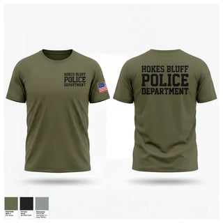 Old School Cotton Feel Shirt, HOKES BLUFF POLICE DEPARTMENT, Police, Teamtime, Team time, sublimation, custom sports apparel, team uniforms, spirit wear, spiritwear, sports uniforms, custom shirts, team store, custom team store, fundraiser sports, apparel fundraiser