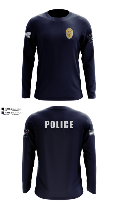 McCordsville Police Department 1417548 Long Sleeve Performance Shirt 4