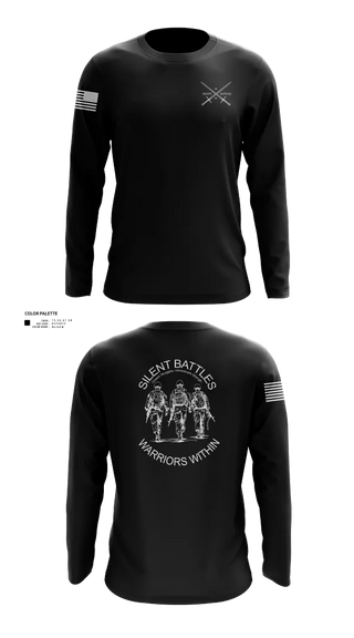 Long Sleeve Performance Shirt, Silent Battles, , Teamtime, Team time, sublimation, custom sports apparel, team uniforms, spirit wear, spiritwear, sports uniforms, custom shirts, team store, custom team store, fundraiser sports, apparel fundraiser