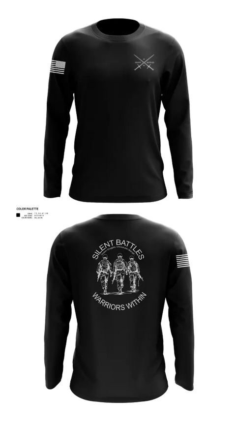 Long Sleeve Performance Shirt, Silent Battles, , Teamtime, Team time, sublimation, custom sports apparel, team uniforms, spirit wear, spiritwear, sports uniforms, custom shirts, team store, custom team store, fundraiser sports, apparel fundraiser