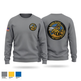 Crew Neck Sweatshirt, Hahira Police Department, Police, Teamtime, Team time, sublimation, custom sports apparel, team uniforms, spirit wear, spiritwear, sports uniforms, custom shirts, team store, custom team store, fundraiser sports, apparel fundraiser