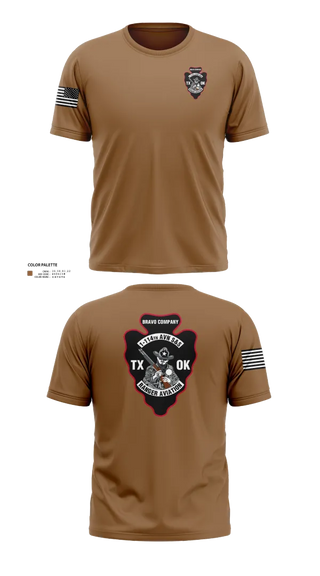 Old School Cotton Feel Shirt, B CO 1-114TH AVN S&S, Army, Teamtime, Team time, sublimation, custom sports apparel, team uniforms, spirit wear, spiritwear, sports uniforms, custom shirts, team store, custom team store, fundraiser sports, apparel fundraiser