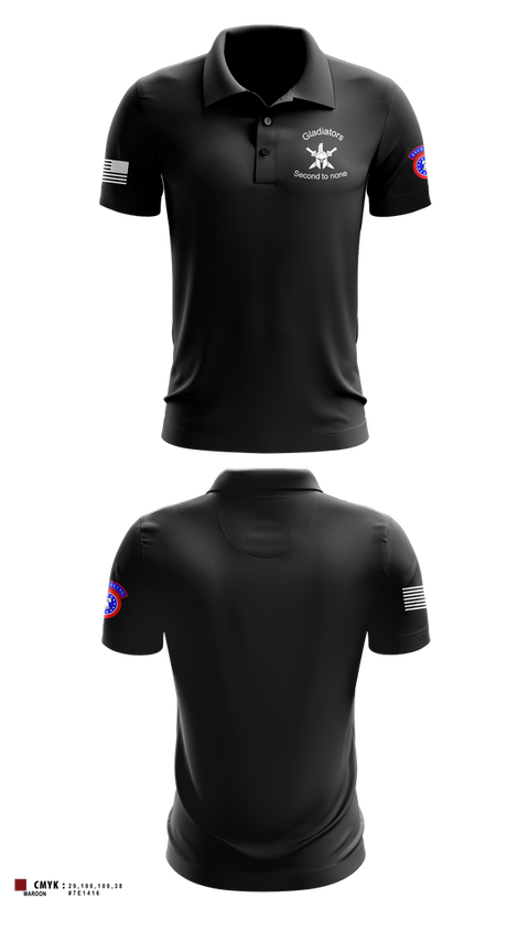 Short Sleeve Performance Polo, 2ND MRBN, Army, Teamtime, Team time, sublimation, custom sports apparel, team uniforms, spirit wear, spiritwear, sports uniforms, custom shirts, team store, custom team store, fundraiser sports, apparel fundraiser