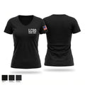 LCSO GANG UNIT Women's Short Sleeve V-neck Shirt - 1