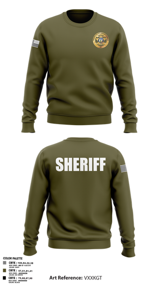 Crew Neck Sweatshirt, Greene County Sheriff’s Office, Police, Teamtime, Team time, sublimation, custom sports apparel, team uniforms, spirit wear, spiritwear, sports uniforms, custom shirts, team store, custom team store, fundraiser sports, apparel fundraiser
