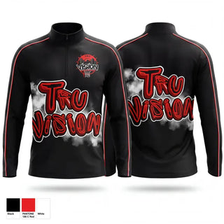Quarter Zip Jacket, Tru vison, Men's Basketball, Teamtime, Team time, sublimation, custom sports apparel, team uniforms, spirit wear, spiritwear, sports uniforms, custom shirts, team store, custom team store, fundraiser sports, apparel fundraiser