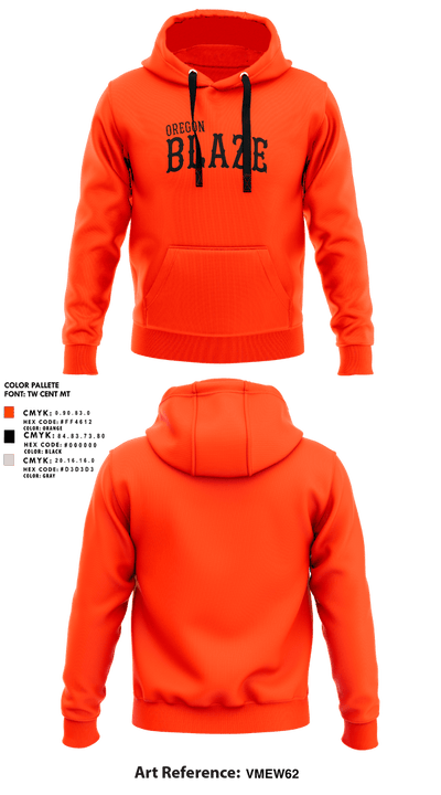 Oregon Blaze 96236814 Hoodie - 1