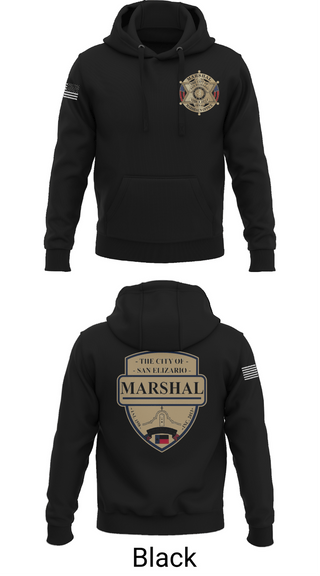Hoodie, San Elizario Marshal’s Office, Police, Teamtime, Team time, sublimation, custom sports apparel, team uniforms, spirit wear, spiritwear, sports uniforms, custom shirts, team store, custom team store, fundraiser sports, apparel fundraiser