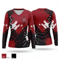 North Attleboro 13785603 Women's Long Sleeve V-neck Shirt - 1