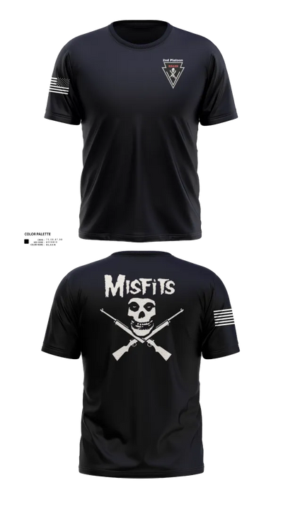 2/11 killer troop 669817 Short Sleeve Performance Shirt - 31