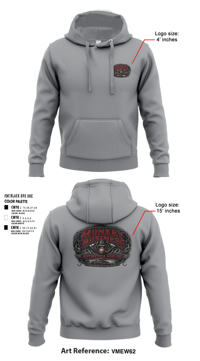 Monkey Business Motorcycke Hauling 24871532 Hoodie - 10