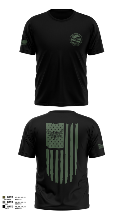 PCSO Black Knights 43803915 Old School Cotton Feel Shirt - 3