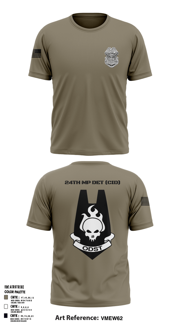 Short Sleeve Performance Shirt, 24th MP DET CID, Army, Teamtime, Team time, sublimation, custom sports apparel, team uniforms, spirit wear, spiritwear, sports uniforms, custom shirts, team store, custom team store, fundraiser sports, apparel fundraiser