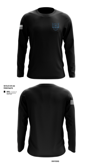Long Sleeve Performance Shirt, Blue Line Logix, Police, Teamtime, Team time, sublimation, custom sports apparel, team uniforms, spirit wear, spiritwear, sports uniforms, custom shirts, team store, custom team store, fundraiser sports, apparel fundraiser