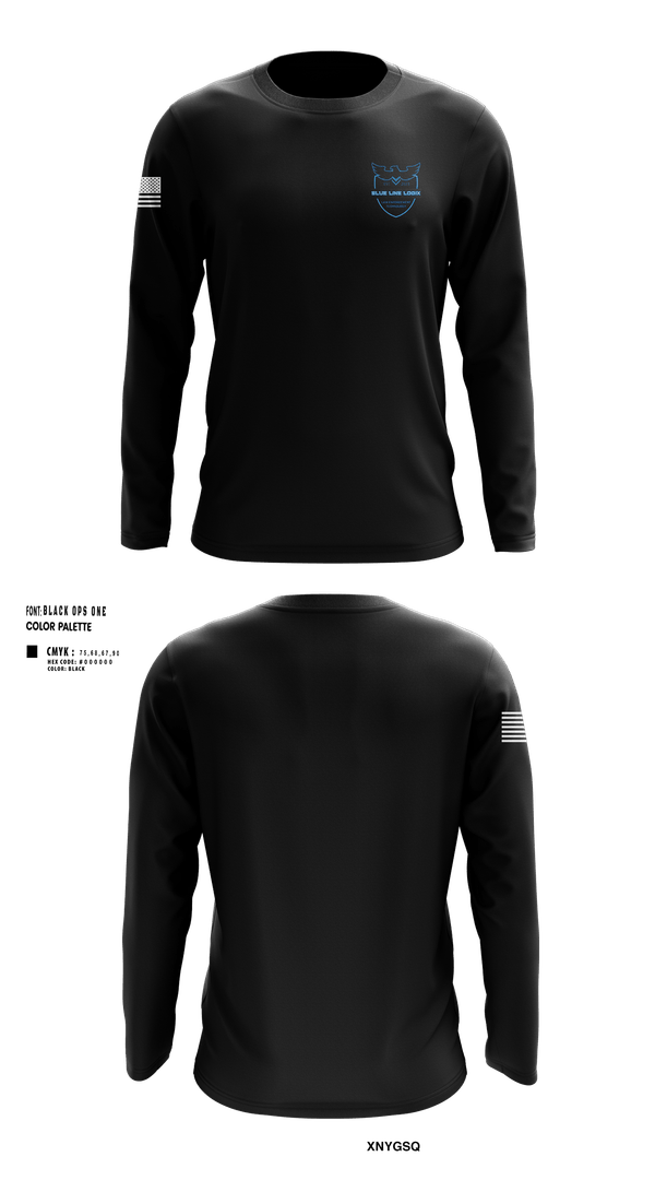 Long Sleeve Performance Shirt, Blue Line Logix, Police, Teamtime, Team time, sublimation, custom sports apparel, team uniforms, spirit wear, spiritwear, sports uniforms, custom shirts, team store, custom team store, fundraiser sports, apparel fundraiser
